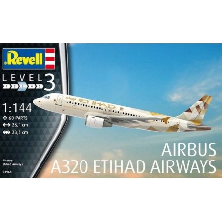 Revell 03968 1/144 Airbus A320 Etihad
