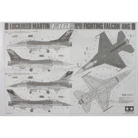 Tamiya 1:48 Lockheed Martin F-16C Block 25/32 Fighting Falcon