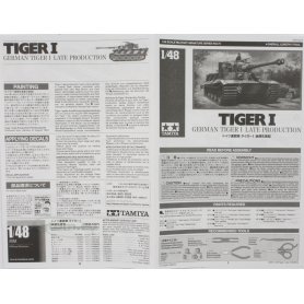 Tamiya 1:48 German Tiger I Late Production