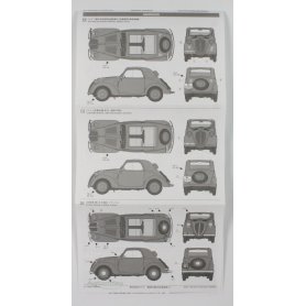 Tamiya 1:35 35321 Simca 5 Staff Car - German Army