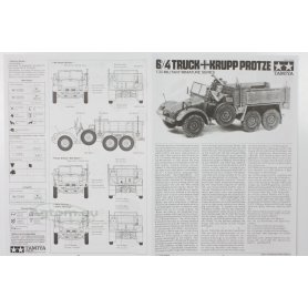 Tamiya 1:35 35317 German 6x4 Truck Krupp Protze - w/Three Figures 