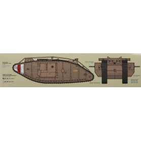 Tamiya 1:35 30057 Mk.IV Male (z napędem)