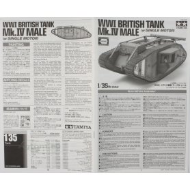 Tamiya 1:35 30057 Mk.IV Male (z napędem)