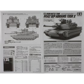Tamiya 1:35 35326 US M1A2 SEP Abrams TUSK II