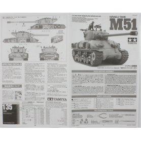 Tamiya 1:35 35323 Israeli Tank M51