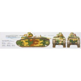 Tamiya 1:35 French Battle Tank Char B1 bis 