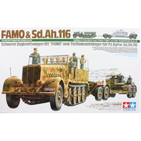 Tamiya 1:35 35246 Famo and Tank Transport.