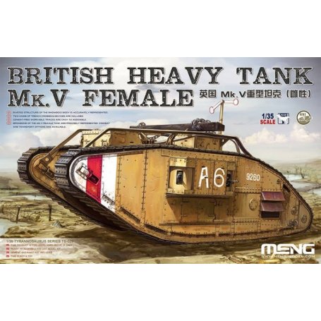 Meng TS-029 British Tank Mk.V Female