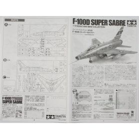 Tamiya 1:72 60760 F-100D Super Sabre
