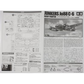 TAMIYA 60777 1/72 Junkers Ju88 C-6 Heavy Fighter