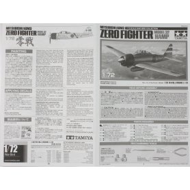 Tamiya 1:72 60784 Mitsubishi A6M3 (Hamp) - Zero Fighter Model 32