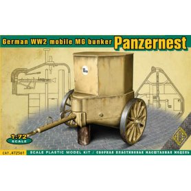 Ace 72561 Panzer nest - German II mobile MG bunker