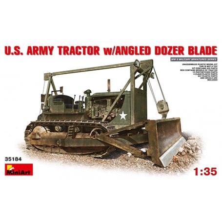 MINI ART 35184 US Army Tractor 2/Angle Dozer Blad