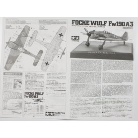 Tamiya 1:48 Focke-Wulf Fw190 A-3 z napędem śmigła