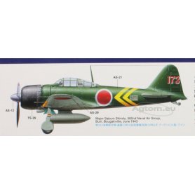 Tamiya 1:48 61108 Mitsubishi A6M3/3a (ZEKE) 