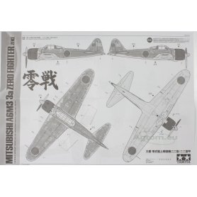 Tamiya 1:48 61108 Mitsubishi A6M3/3a (ZEKE) 