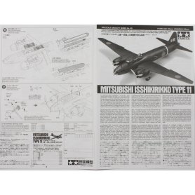 Tamiya 1:48 61110 Mitsubishi G4M1 Model 11 - Admiral Yamamoto Transport