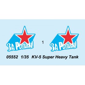 Trumpeter 05552 KV-5 Super Heavy Tank