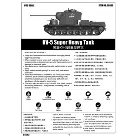 Trumpeter 05552 KV-5 Super Heavy Tank