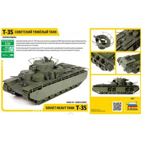 Zvezda 3667 T-35 Heavy Soviet Tank 1/35