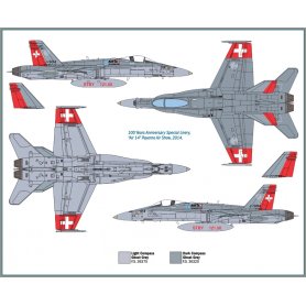 Italeri 1385 F/A-18 Hornet Swiss Air Force