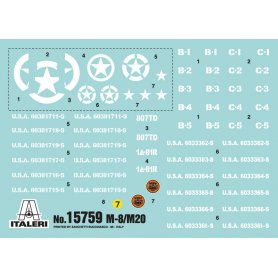 Italeri 15759 WWII M8/M20