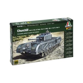Italeri 15760 1/56 WWII Churchil Mk.III/IV/A
