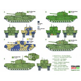 Italeri 15760 1/56 WWII Churchil Mk.III/IV/A