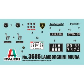Italeri 1:24 3686 Lamborghini Miura