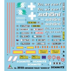 Italeri 3918 1/24 Curtainside Trailer Schoeni.ch