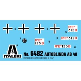Italeri 1:35 6482 Autoblinda AB 40