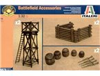Italeri 1:32 Battlefield accessories