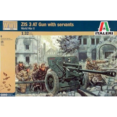 ITALERI 6880 WWII ZIS3 AT W/S