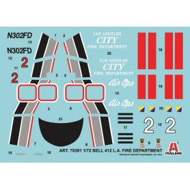Italeri 70391 Zestaw model.i - Bell 412 L.A. City