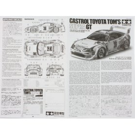TAMIYA 1:24 Castrol Toyota Tom's Supra GT