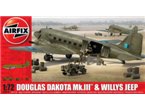 Airfix 1:72 Douglas Dakota Mk.III i Willys Jeep