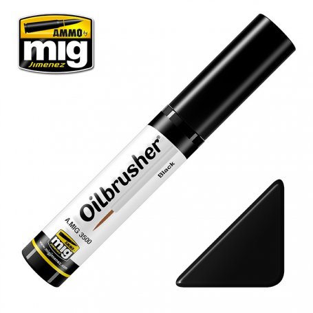 Ammo of MIG Oilbrusher Black