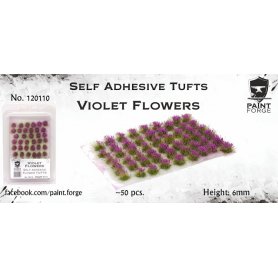 Kwiatki Violet Flowers 6mm