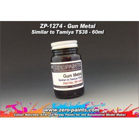 Farba Zero Paints 1274 Gun Metal Paint Similar to TS38 60ml