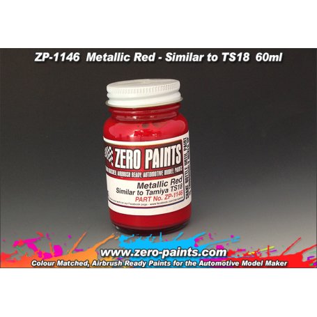 Farba Zero Paints 1146 Metallic Red Similar to TS18 60ml