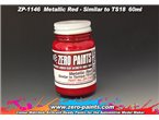 Zero Paints 1146 Farba metaliczna METALLIC RED - SIMILAR TO TAMIYA TS-18 - 60ml