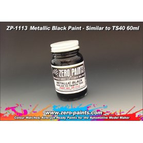 Farba Zero Paints 1113 Metallic Black Similar to TS40 60ml