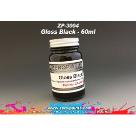 Farba Zero Paints 3004 Gloss Black 60ml