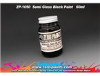 Farba Zero Paints 1050 Semi Gloss Black 
