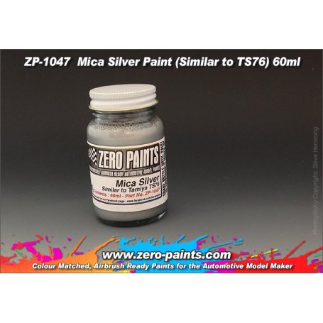 Farba Zero Paints 1047 Mica Silver Similar TS76 60ml
