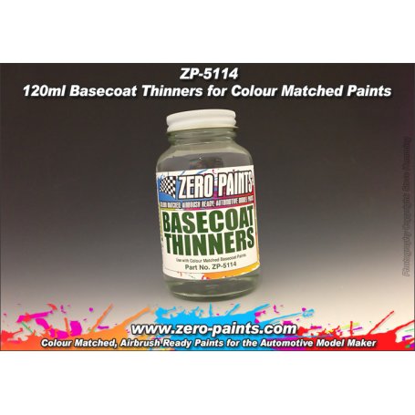 Rozcieńczalnik do podkładów Zero Paints 5114 Basecoat Thinners 120ml