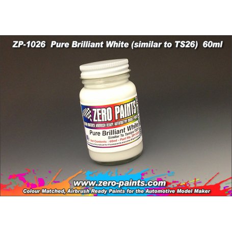 Farba Zero Paints 1026 Pure Brilliant White Paint Similar TS26