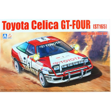 Aoshima 1:24 Toyota Celica GT-FOUR ST165 Safari Rally 1990