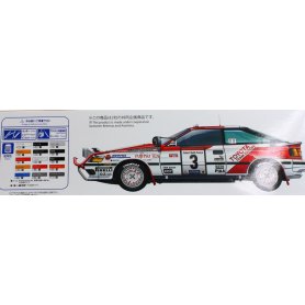 Aoshima 1:24 Toyota Celica GT-FOUR ST165 Safari Rally 1990
