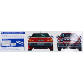 Aoshima 1:24 Toyota Celica GT-FOUR ST165 Safari Rally 1990